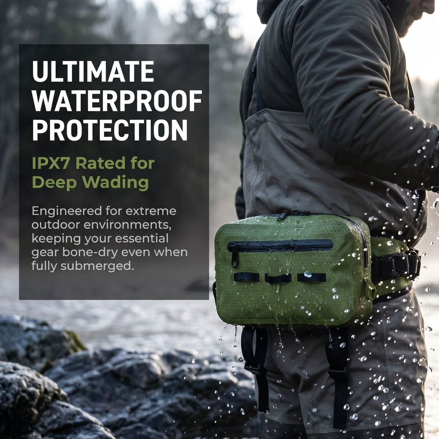 Fishing Lure Box - Waist Bag Lure Bag Multifunctional Pouch