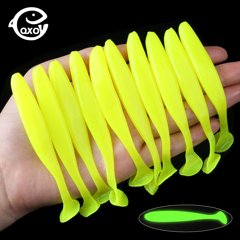 Fishing Lure Soft Plastic - QXO 50 Pcs/Lot Swimbait Soft Lure
