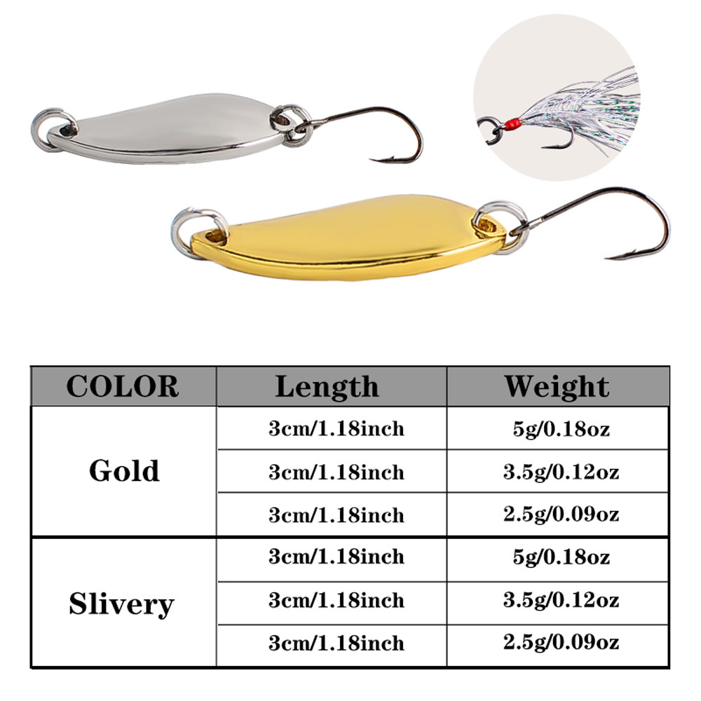 12pcs Metal Spoon Spinner Lure - Fishing Lure Crankbait review and price