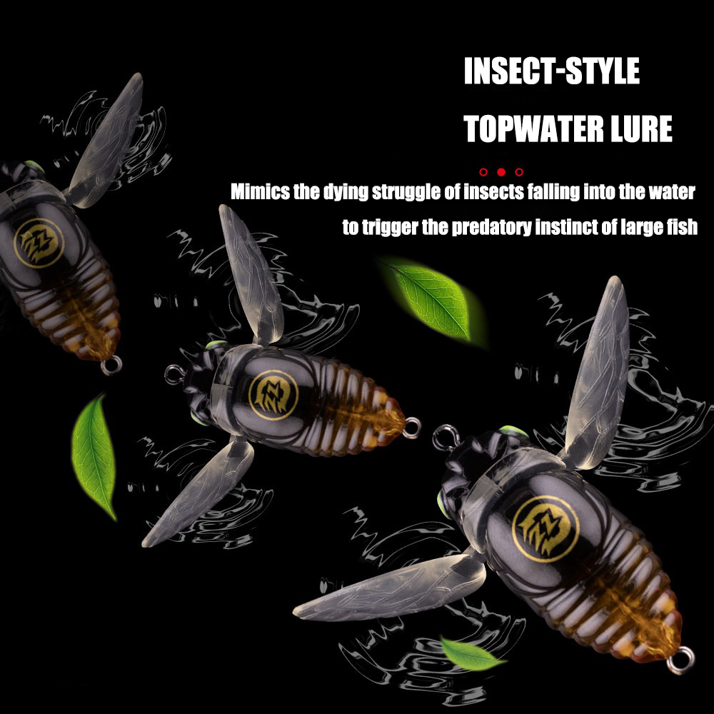 Cicada Topwater Fishing Lure 3 - Fishing Lure Popper review and price