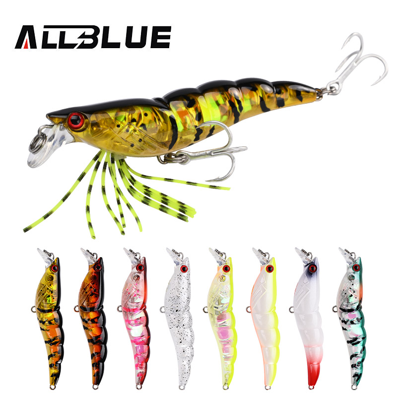 ALLBLUE 3D Flash Shrimp 70mm 7 - Fishing Lure Swimbait review and price