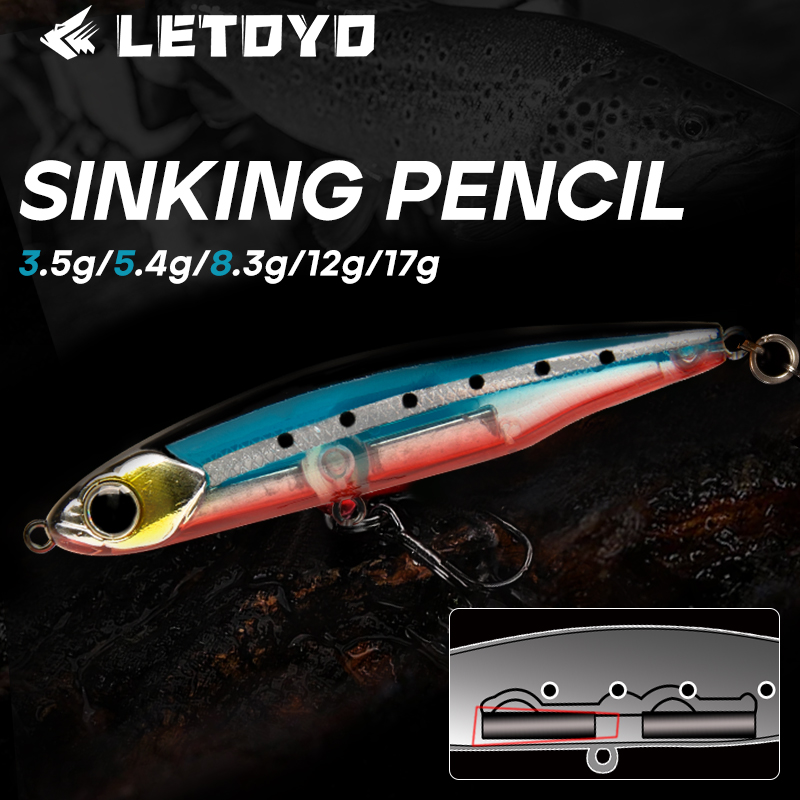 LETOYO Sinking Pencil 17g 12g- - Fishing Lure Spinnerbait review and price
