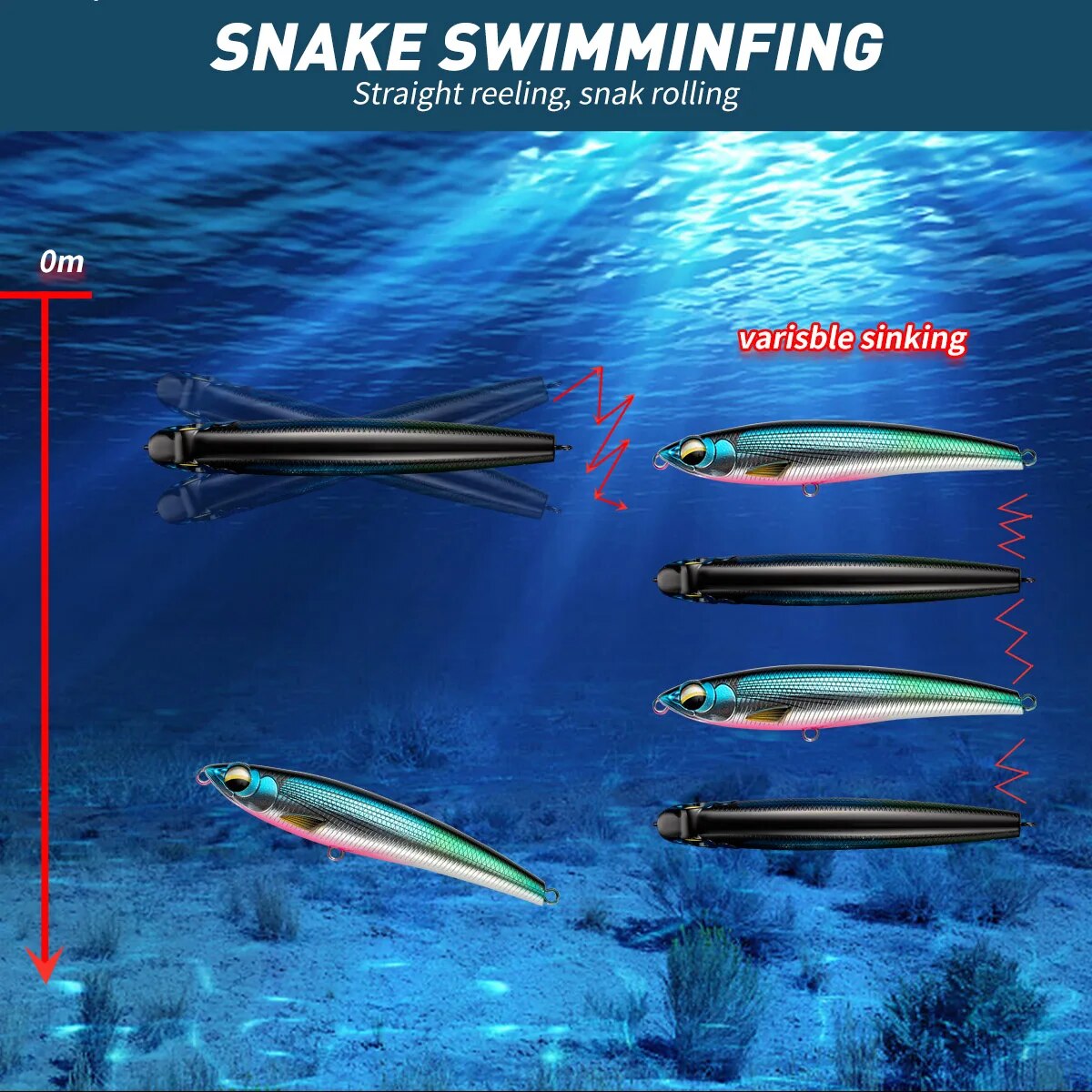 Sinking Pencil Fishing Lures 1 - Fishing Lure Buzzbait review and price