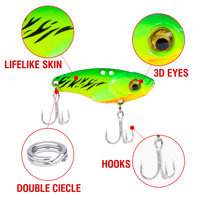 6PCS Metal VIB Lure 5g 7g 10g  - Fishing Lure Swimbait review and price