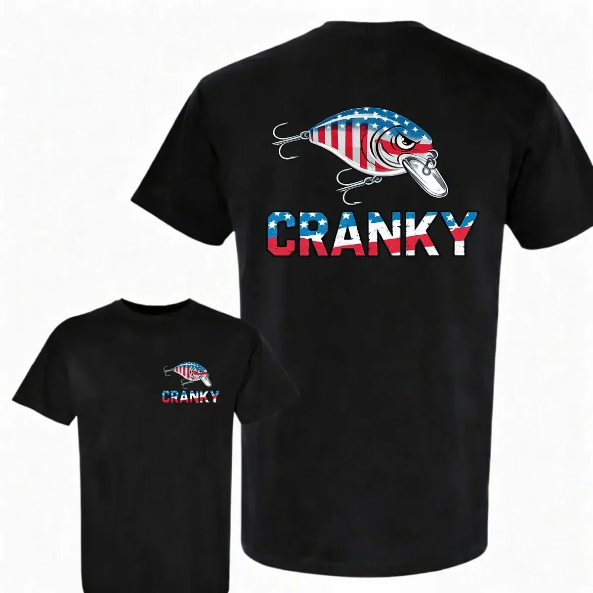 Camo Crankbait Fishing T-Shirt - Fishing Lure Crankbait review and price