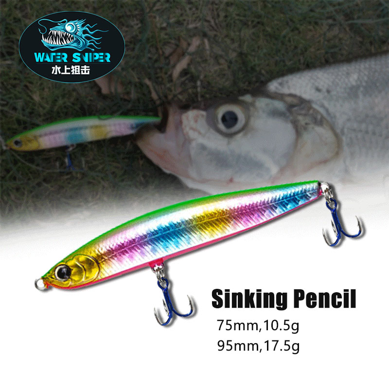 Water Sniper 10.5g 75mm Jerk P - Fishing Lure Jerkbait review and price