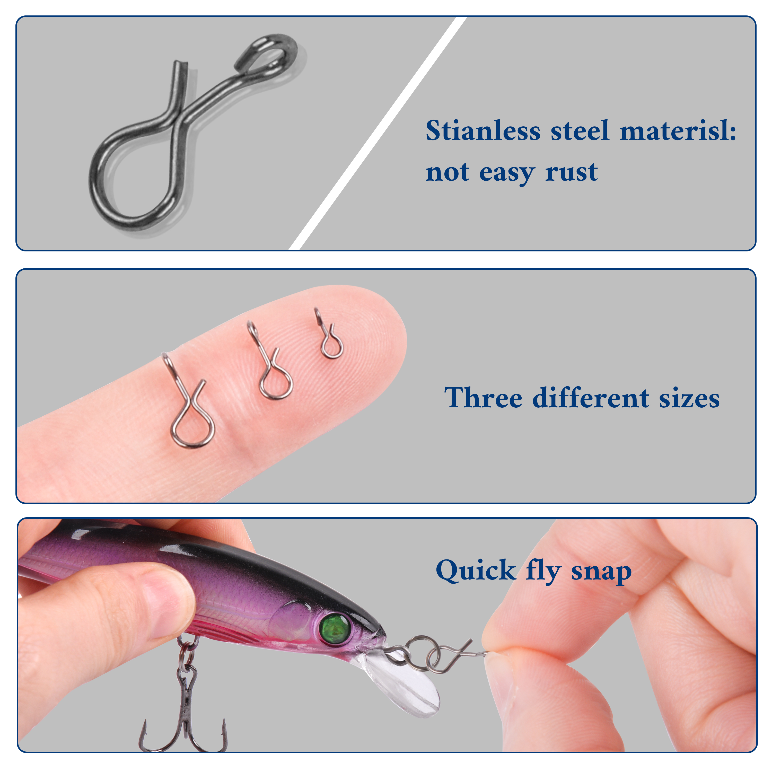 300pcs/box Saltwater Quick Cha - Fishing Lure Kit review and price