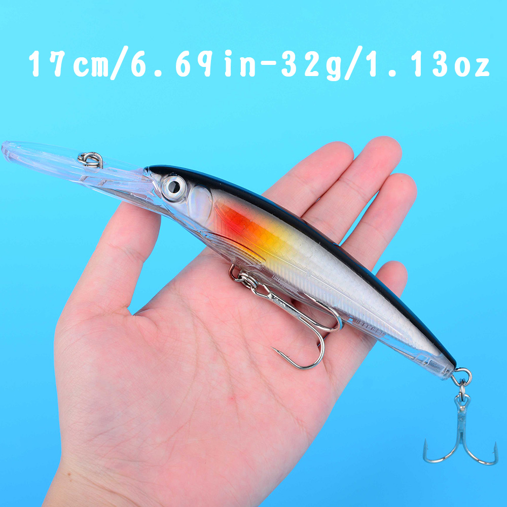 1pc 17cm 32g Deep Diving Large - Fishing Lure Crankbait review and price