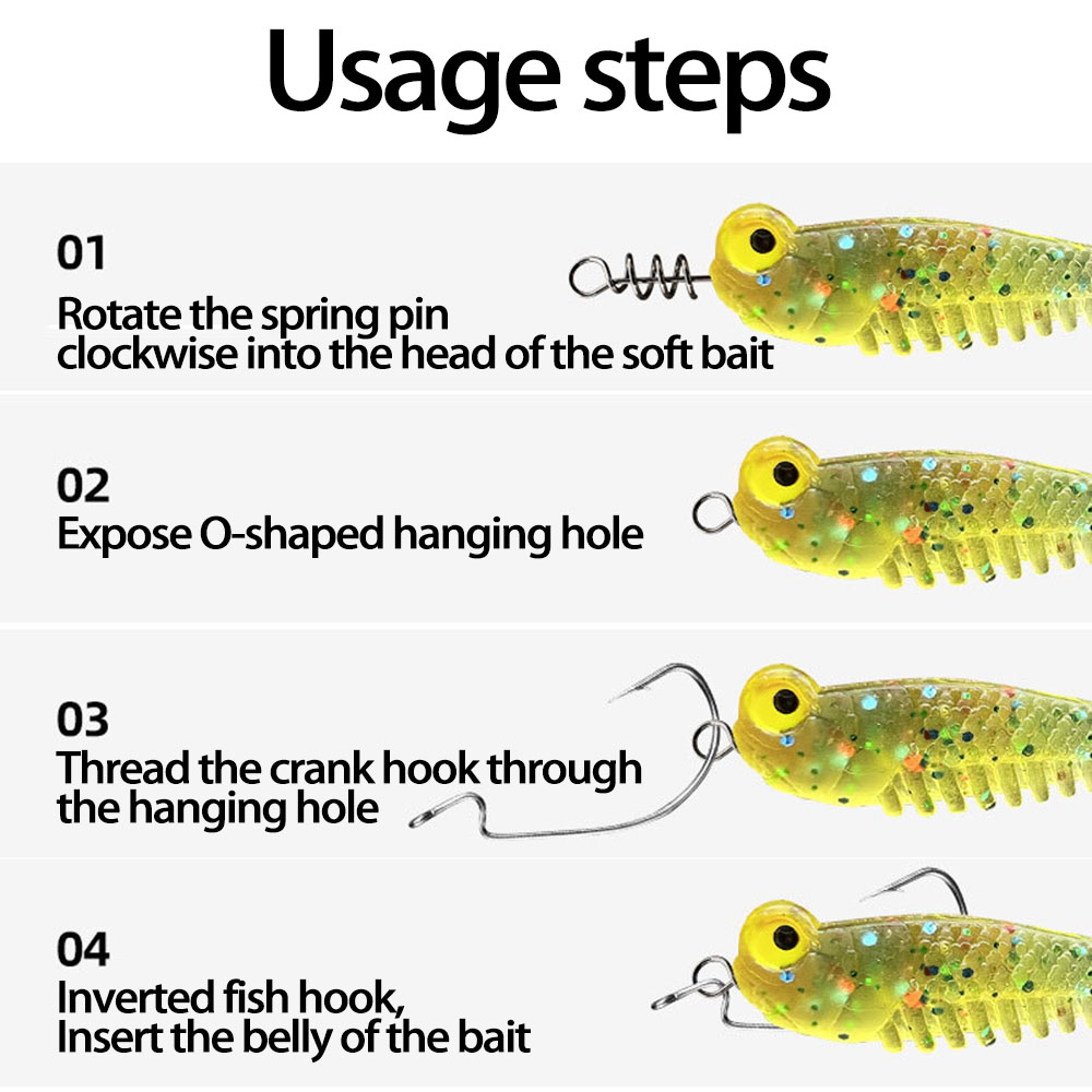 MNFT 50Pcs Soft Lure Centering - Fishing Lure Soft Plastic review and price