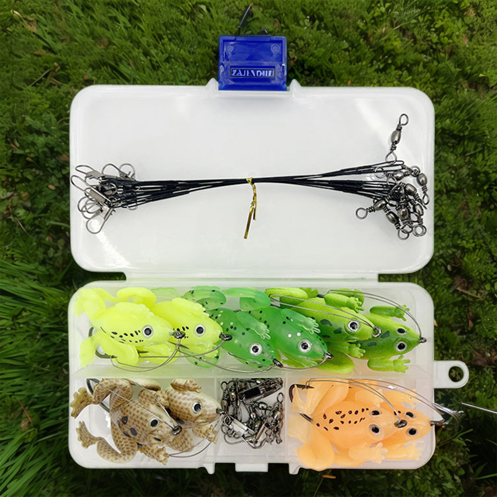 Frog Lure Silicone Bait with A - Fishing Lure Topwater review and price