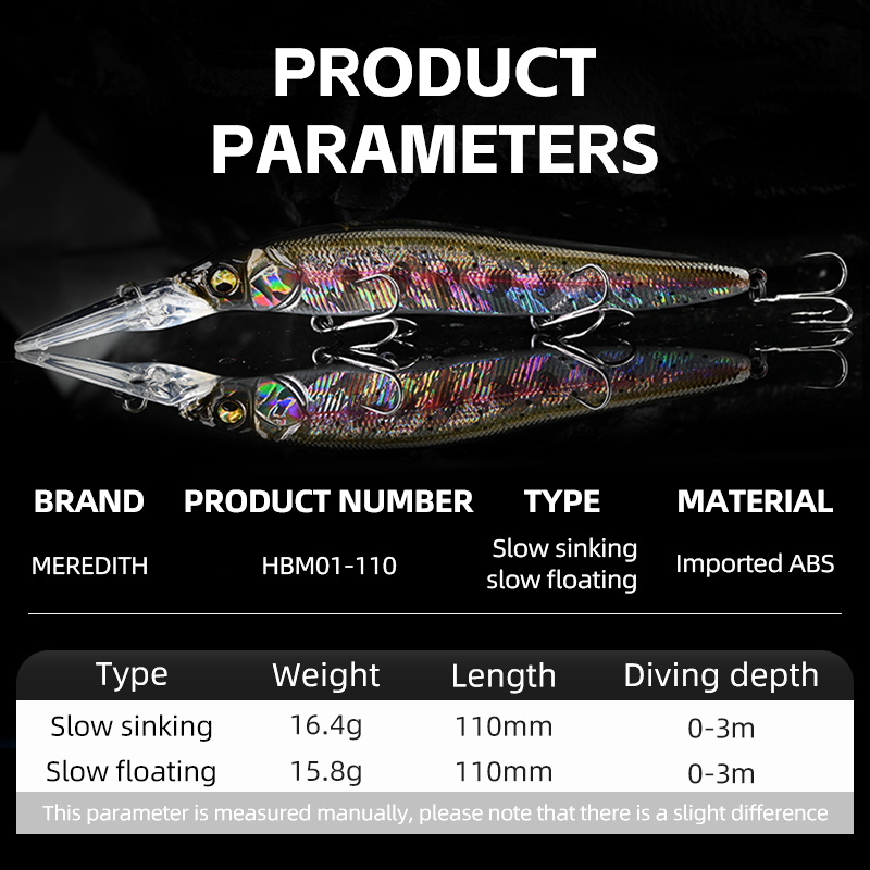 MEREDITH Minnow Wobbler Fishin - Fishing Lure Jerkbait review and price