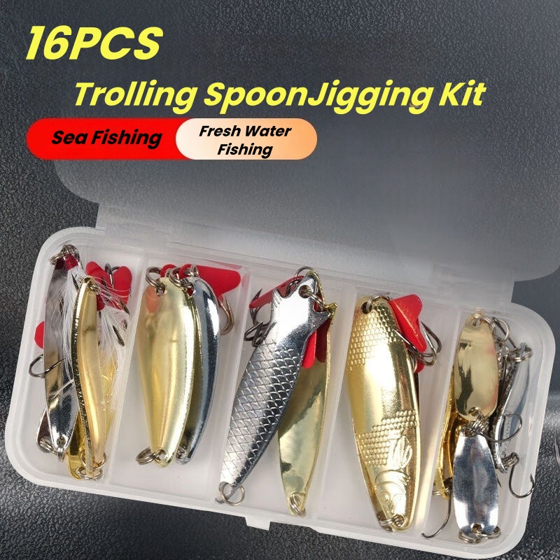 Fishing Lure Kit 16 Pcs Sets T - Fishing Lure Topwater review and price