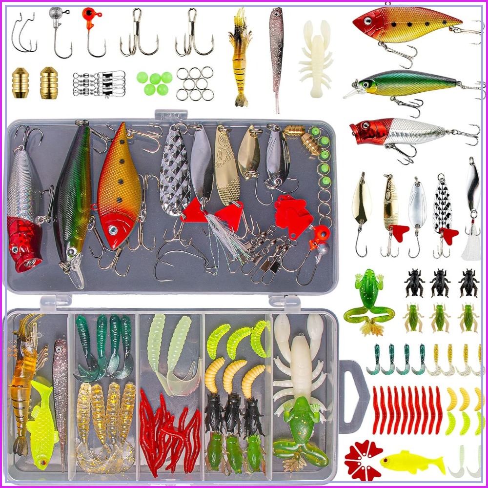 78Pcs Fishing Lures Kit for Ba - Fishing Lure Spoon review and price