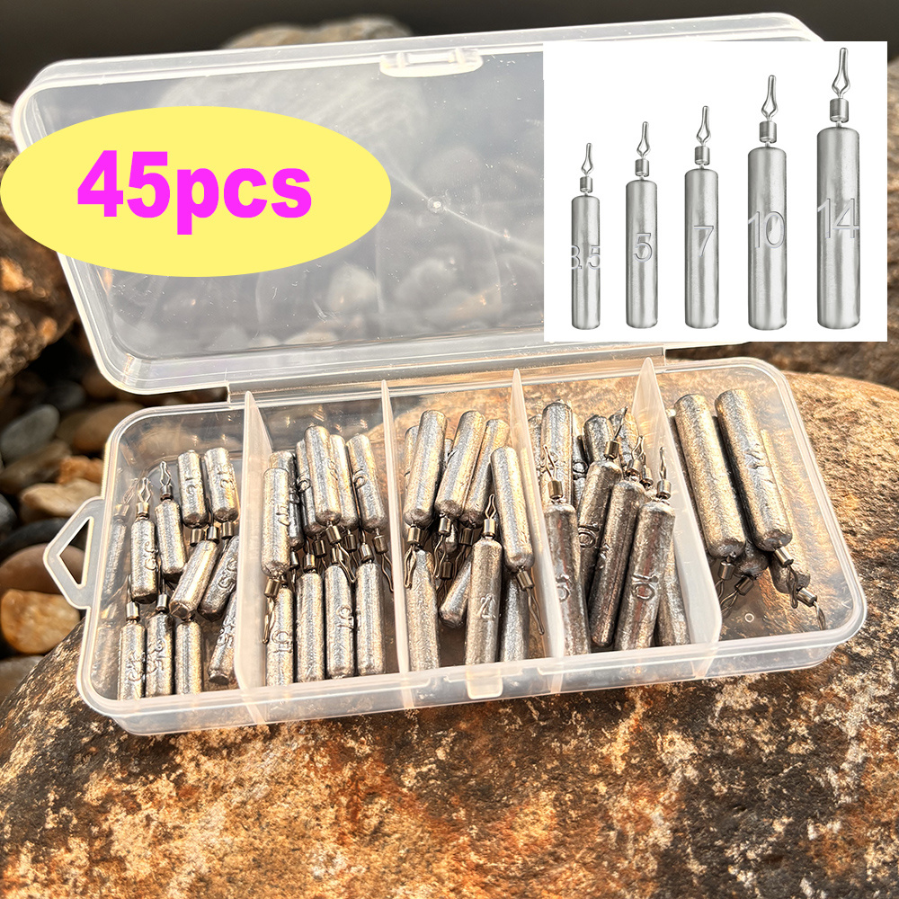 45pcs/box Fishing Weight 3.5g  - Fishing Lure Box review and price