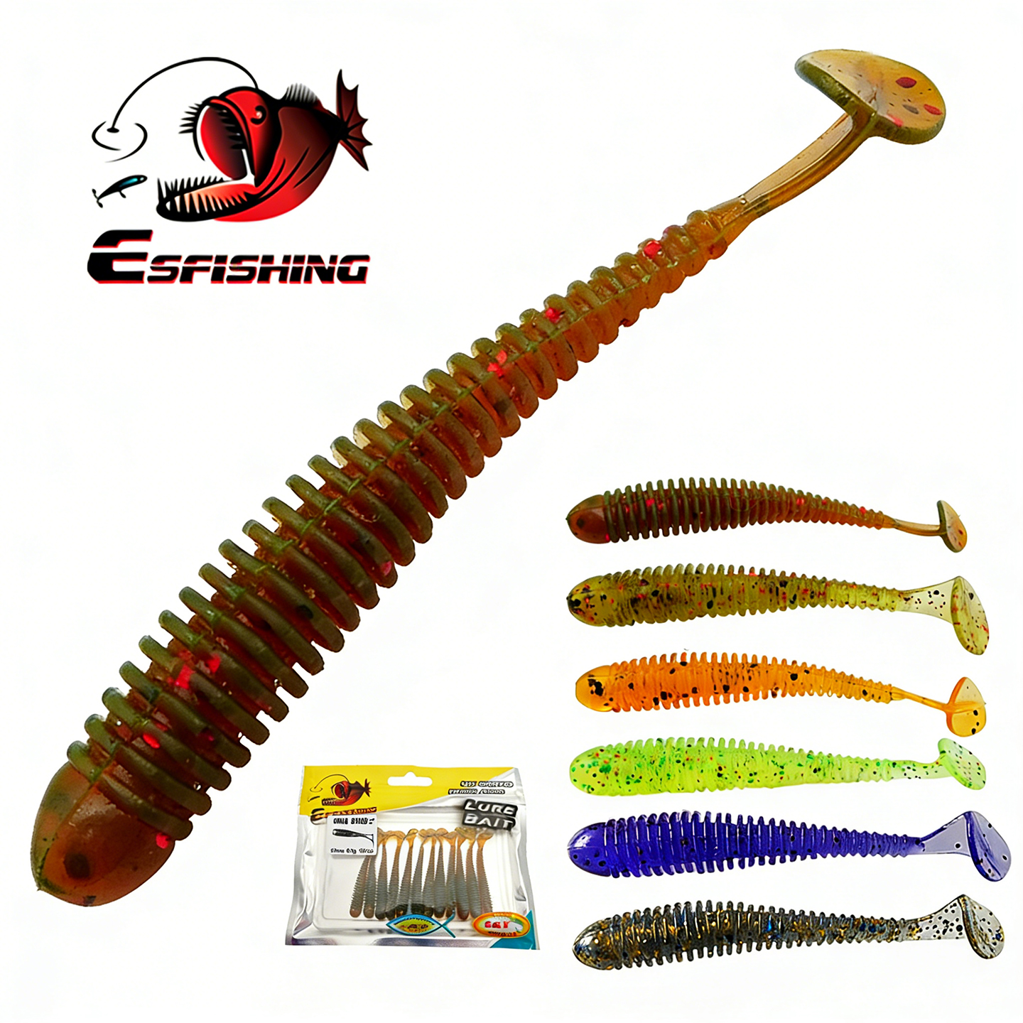 ESFISHING Swing Impact Ring Sh - Fishing Lure Soft Plastic review and price